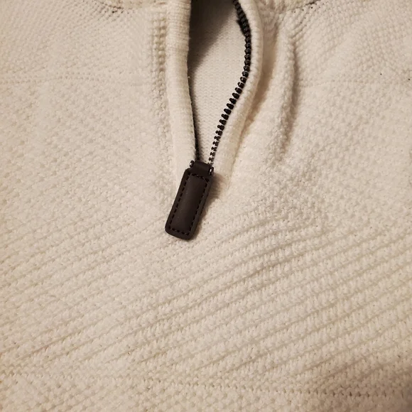 US Polo Assn Cotton Quarter Zip Pullover Sweater - Picture 2 of 5